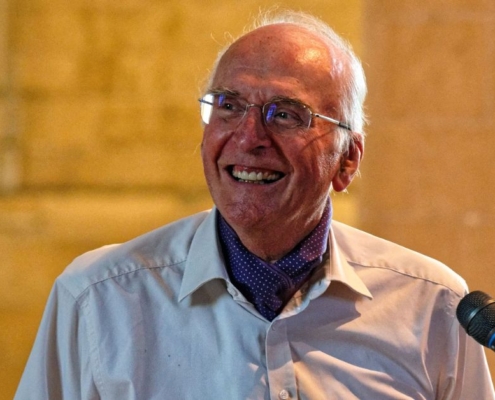 Geoffrey Bond in Southwell Minster.